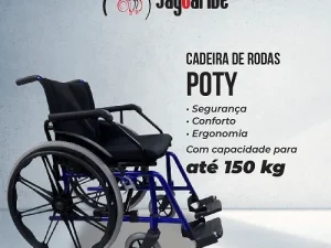 Cadeira De Rodas Dobrável Jaguaribe
