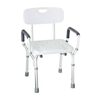 Banqueta para banho com alça lateral - Alento Hospitalar