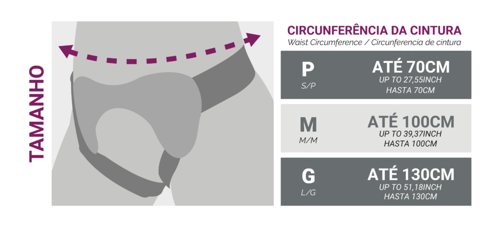 OR1048 Cinta para Hérnia Inguinal Duplas - Imagem 2