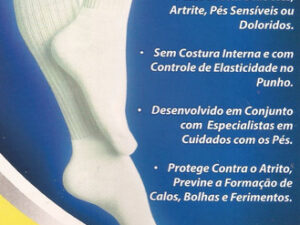 Meia Para Diabéticos Ortho Pauher Pro-diabetic