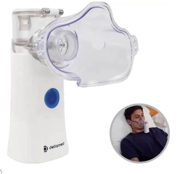 Inalador nebulizador mesh portátil sem fio Dellamed