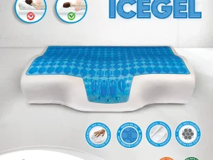 Travesseiro Cervical Ice Gel Longevitech