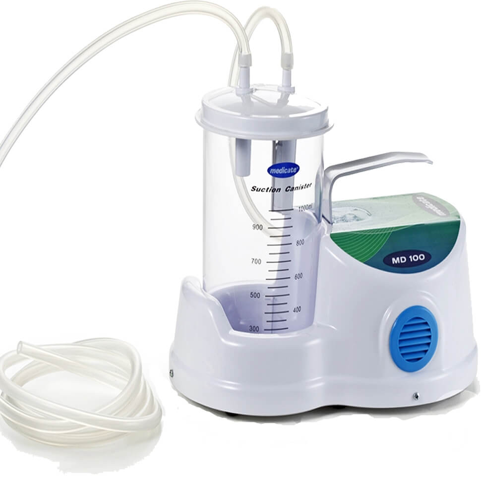 Aspirador de secreção portátil medicate - Alento Hospitalar
