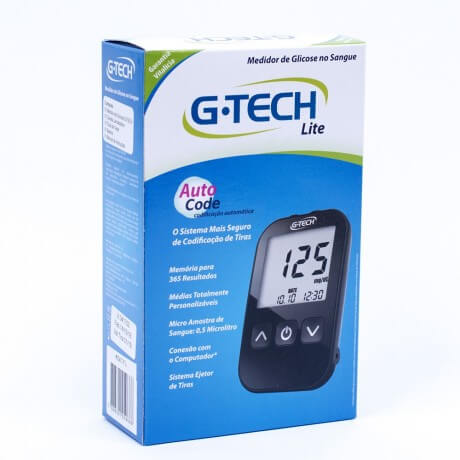 Medidor de glicose no sangue G-tech - Alento Hospitalar