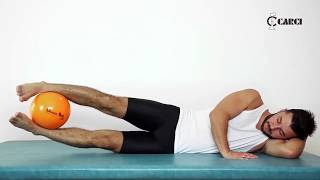 Bola Para Pilates Orange Ball 26cm - Carci - Imagem 2