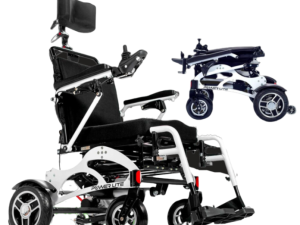 Cadeira de Rodas Motorizada Tilt Wave - Cor Branca - Power Lite