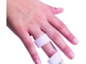 Tala de pvc transparente para dedos