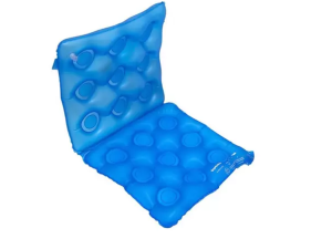 ALMOFADA ASSENTO GEL ENCOSTO INFLÁVEL CAIXA DE OVO