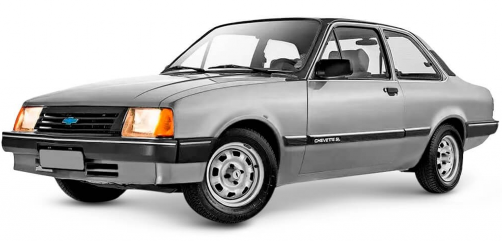 Chevrolet Chevette, clássico com tração traseira e uma das melhores opções de carros para tuning baratos para drift